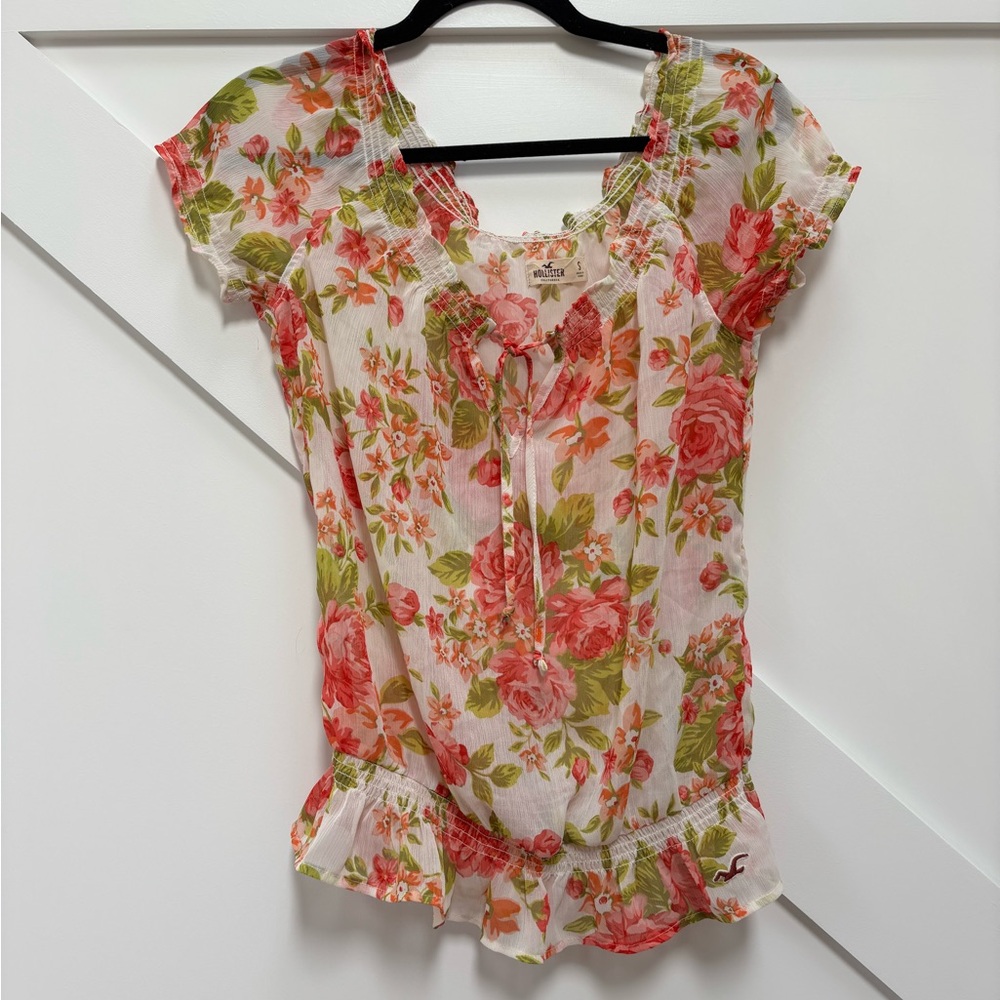 Hollister Floral Blouse